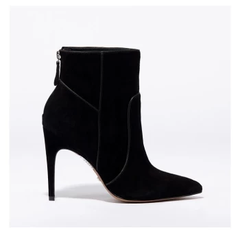 Image of Reiss Enya Ankle Boots - Black Suede