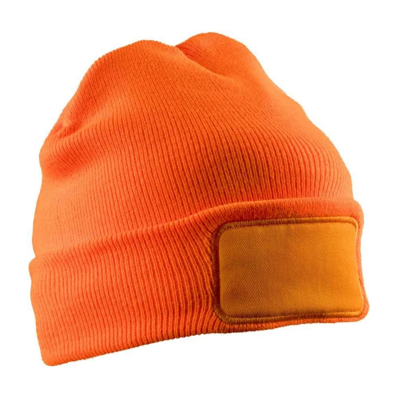 Image of Result Result Men Thinsulate Beanie in Orange Orange One Size Male 5063425498031