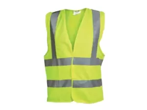 Image of OX Tools OX-S242806 OX Yellow Hi Visibility Vest - M