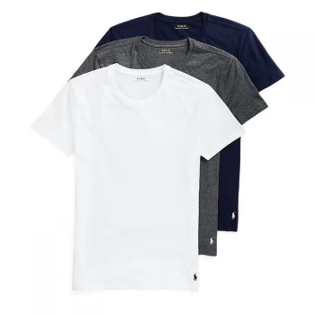 Image of Polo Ralph Lauren 3 Pack T Shirts - Nvy/Chrcl/Wht