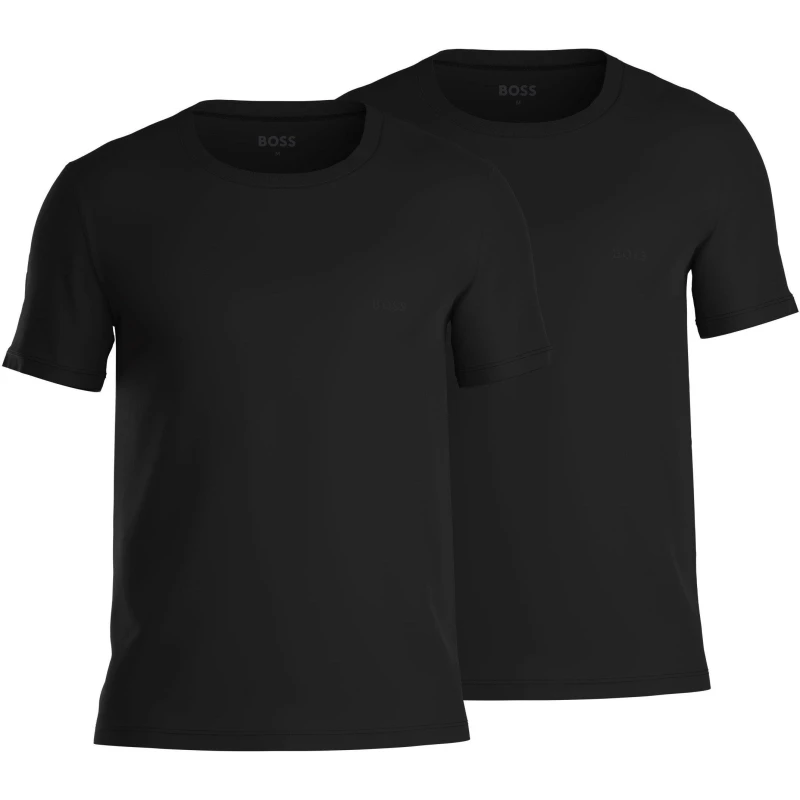 Image of Boss Two pack Crew Neck Comfort Body Shirts - Black S