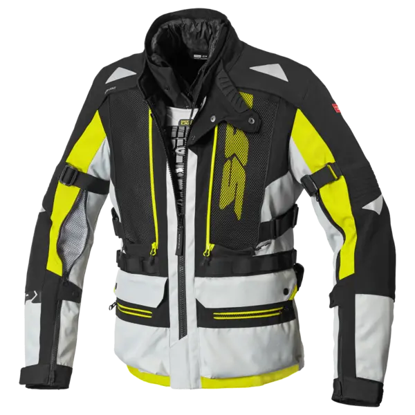 Image of Spidi Allroad H2Out Jacket Fluo Yellow Size 4XL