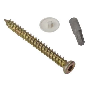 Image of ForgeFix Concrete Frame Screw Torx Compatible High-Low Thread ZYP 7.5 x 152mm Box 100