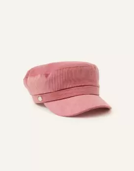 Image of Accessorize Womens Cord Mariner Cap Pink