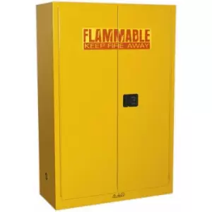 Image of Flammable Substance Storage Cabinet - 1095mm x 460mm x 1655mm - 3-Point Key Lock