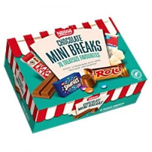 Image of Nestle Mini Breaks Chocolates Mixed Box Pack of 70