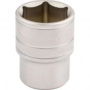 Image of Draper 1/2" Drive Satin Finish Hexagon Socket Imperial 1/2" 7/8"