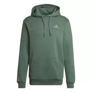 Image of adidas Stadium Fleece Badge of Sport Hoodie Mens - Green