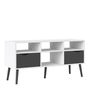 Image of White & Black TV stand 2.6kg