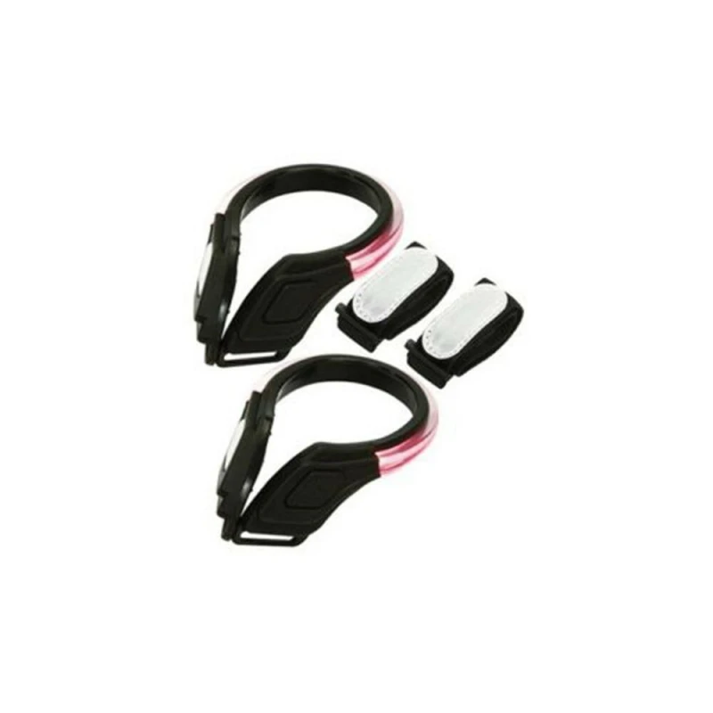 Image of Rolson '2 Piece LED Heel Clip' Light Dark Visibility Flash Multi