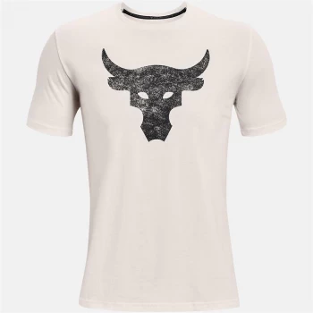 Image of Urban Armor Gear Project Rock Brahma Bull T Shirt - White/Black