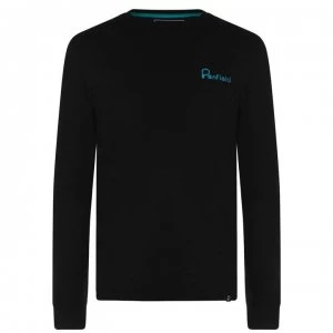 Image of Penfield Moraine Long Sleeve T Shirt - Black/White
