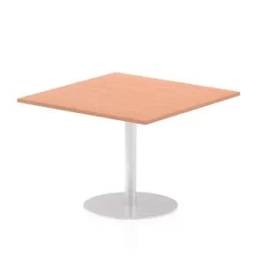 Image of Italia Poseur Table Square 10001000 Top 725 High Beech