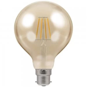 Image of Crompton LED Globe G95 BC B22 Filament Antique 5W Dimmable - Extra Warm White