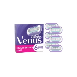 Image of Gillette Venus Deluxe Smooth Swirl Razor Blades Shaver