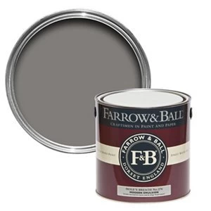 Image of Farrow & Ball Modern Mole's breath No. 276 Matt Emulsion Paint 2.5L