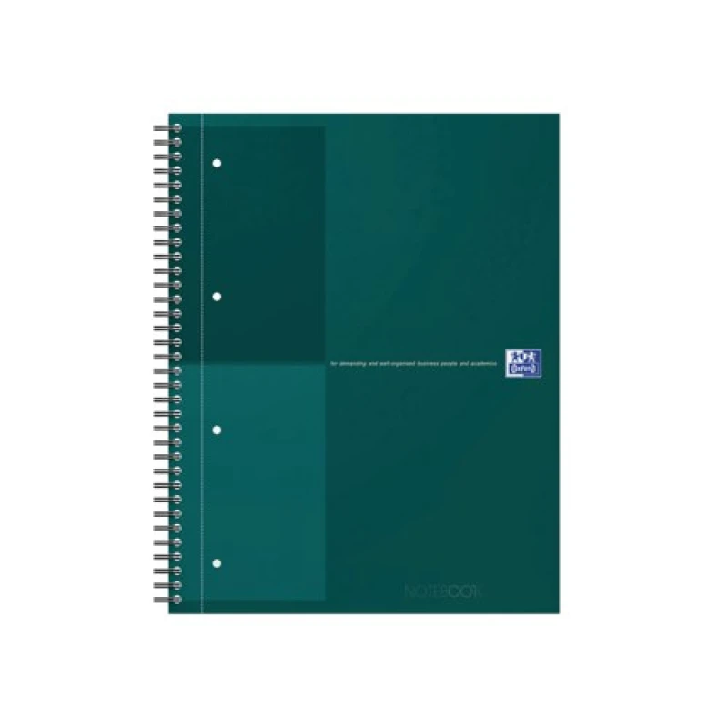 Image of Oxford Oxford Hardback Wirebound Notebook 160 Pages Special Edition A4+ Green 400194460-S 400194460-S
