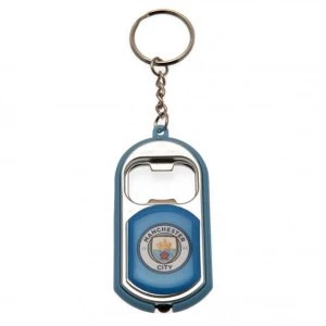 Image of Manchester City FC Key Ring Torch Bottle Opener