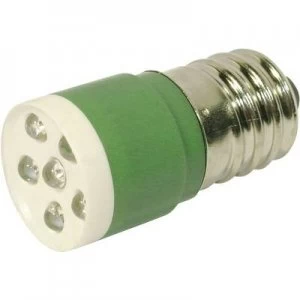 Image of LED bulb E14 Green 24 Vdc 24 V AC 3150 mcd CML