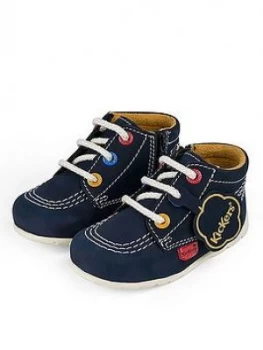 Image of Kickers Baby Kick Hi Boot - Navy