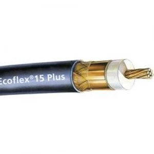 Image of Coax Outside diameter 14.60 mm Ecoflex15 Plus 50 90 dB Black SSB 6043 Sold by the metre