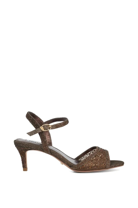 Image of Dune London Womens 'Manicure' Sandals in Brown Size: 4 Brown Female 4
