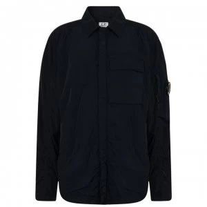 Image of CP COMPANY Junior Boys Lens Overshirt Jacket - Navy 888