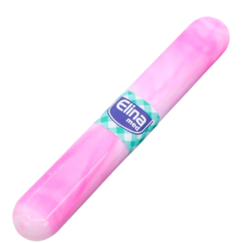 Image of Elina Marble Toothbrush Case - Pink Case_Marble_PNK-63205