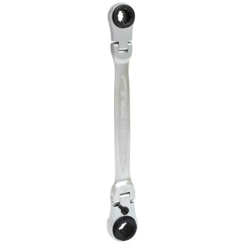 Image of KS TOOLS 503.4745 Double Articulated Wrench Movable (joint), Spanner Size: 19 Chrome Vanadium Steel Double Articulated Wrench (5594)