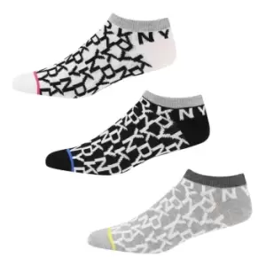 Image of DKNY Clara 3 Pack of Liner Socks Womens - Multi
