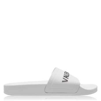 Image of Valentino Shoes Logo Sliders - 010 White