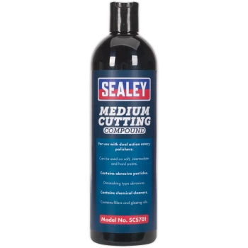 Image of Sealey SCS701 Cutting Compound Medium 500ml