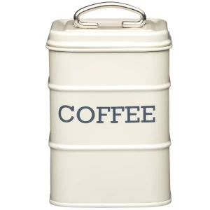 Image of KitchenCraft Living Nostalgia Coffee Canister - Cream