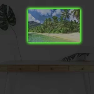 Image of 4570DHDACT-015 Multicolor Decorative LED Lighted Canvas Painting