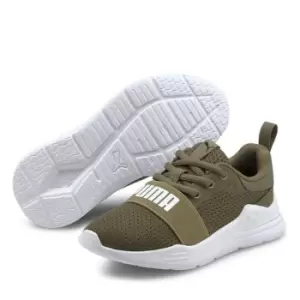 Image of Puma Wired Run Child Boys Trainers - Green