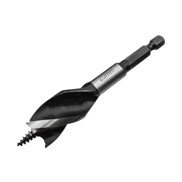 Image of Faithfull Tri-Point Speed Stubby Auger Drill Bits FAITPAS20 Diameter: 20mm