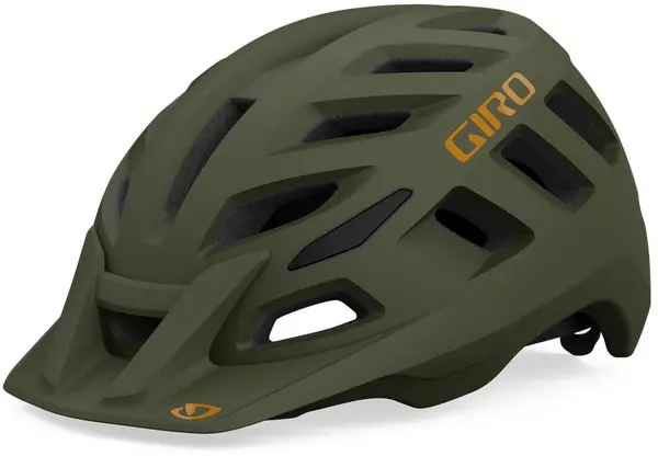 Image of Giro Radix Mens Dirt Mountain Bike Helmet S 51-55CM MATTE TRAIL GREEN