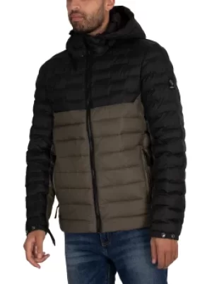 Image of Radar Quilt Mix Padded Jacket