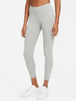 Image of Nike Nsw Essential Leggings - Grey Heather