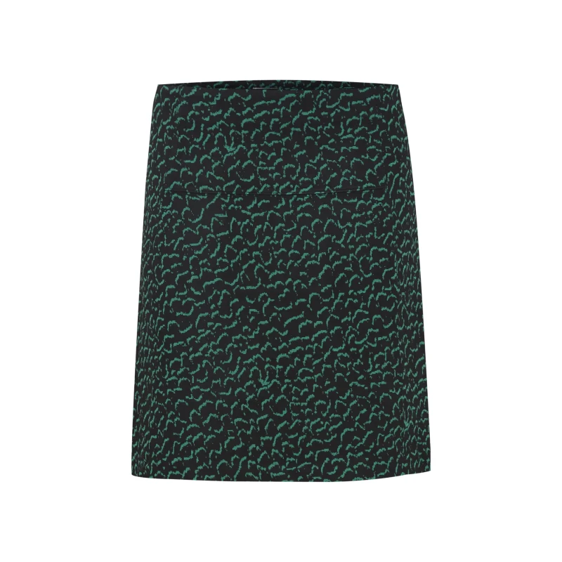 Image of Ichi Womens skirt Ichi Kate Jacquard 4 Vert Female XS