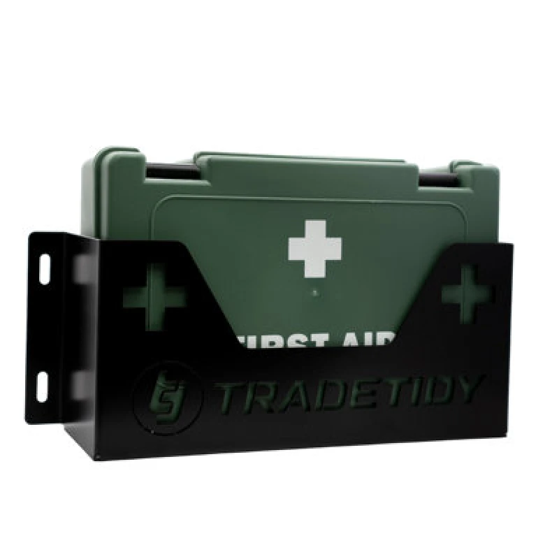 Image of Tradetidy Tt-Fkhbkit First Aid Kit Holder And 10 Person Kirst Aid Kit