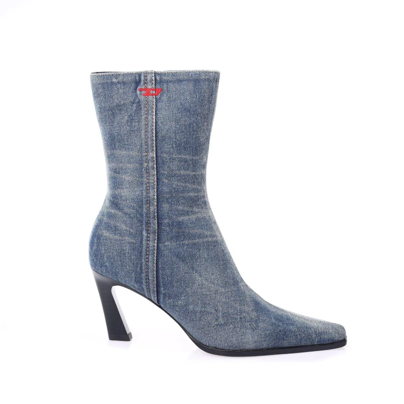 Image of Diesel D-Allas Ankle Boots Denim female UK 2