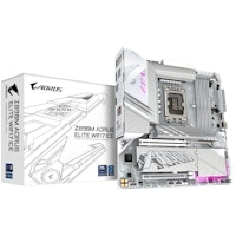 Image of Gigabyte Z890M AORUS ELITE WIFI7 ICE Intel LGA 1851 DDR5 Micro ATX Motherboard
