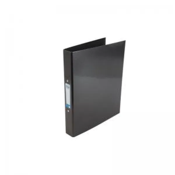 Image of Oxford 25mm 2 O-Ring Binder Laminated A4 Plus Black 400017753 BX10383