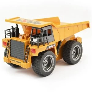 Image of HUINA 6 Channel 2.4G Dump Truck with Die Cast Cab
