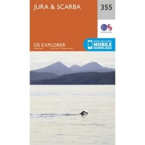 Image of Jura and Scarba by Ordnance Survey (Sheet map, folded, 2015)