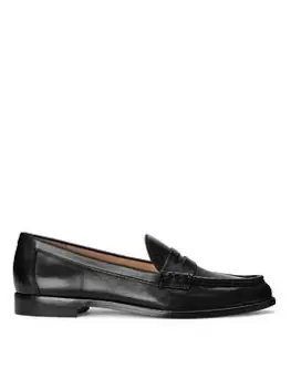 Image of Lauren by Ralph Lauren Wynnie-flats-loafer - Black, Size Us 7 = UK 5, Women