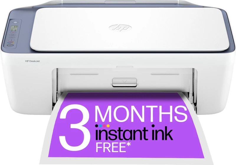 Image of HP DeskJet 2922 Wireless All In One Inkjet Printer - White