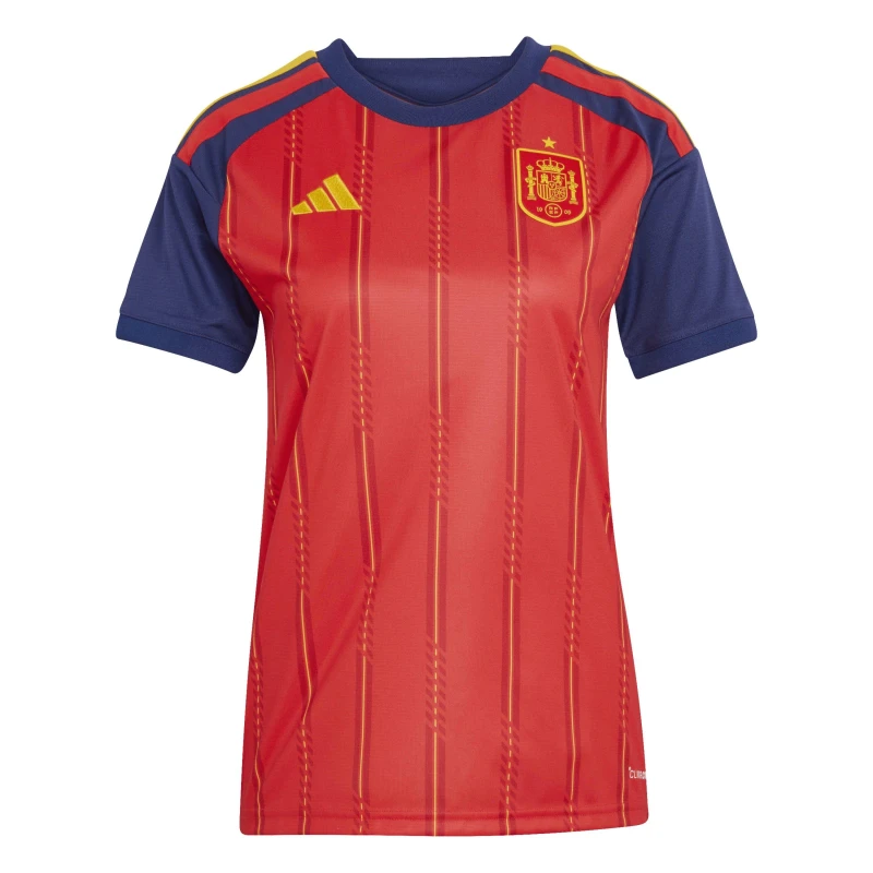 Image of adidas Spain Home Shirt World Cup 2026 Womens Red/Blue female 12 (M)