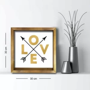 Image of 3030AHS-0102a Multicolor Decorative Framed MDF Painting